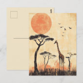 Reise nach Mombasa Kenya Postkarte (Vorne/Hinten)