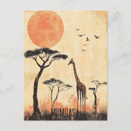 Reise nach Mombasa Kenya Postkarte