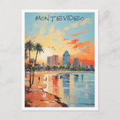 Reise nach Montevideo Uruguay Postkarte (Vorderseite)