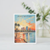 Reise nach Montevideo Uruguay Postkarte (Stehend Vorderseite)