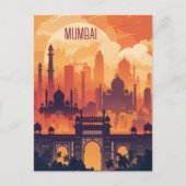 Reise nach Mumbai Postkarte (Vorderseite)