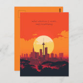 Reise nach Nairobi Postkarte (Vorne/Hinten)