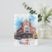 Reise nach Nashville USA Postkarte (Stehend Vorderseite)
