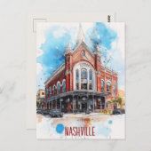 Reise nach Nashville USA Postkarte (Vorne/Hinten)