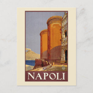 Reise nach Neapel Italien Napoli Italia Vintage Postkarte