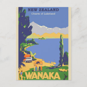 Reise nach Neuseeland Postkarte