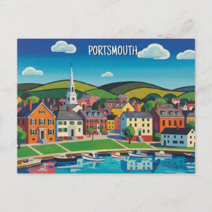 Reise nach New Hampshire Portsmouth Postkarte