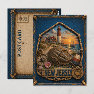 Reise nach New Jersey Postkarte