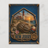 Reise nach New Jersey Postkarte (Vorderseite)