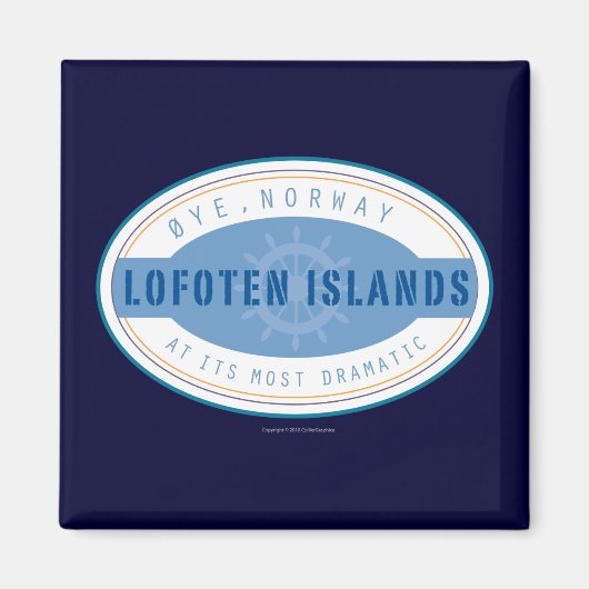 REISE nach Norwegen Magnet (Vorne)