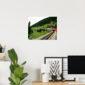 Reise nach Oberwald in der Schweiz Poster (Heimbüro)
