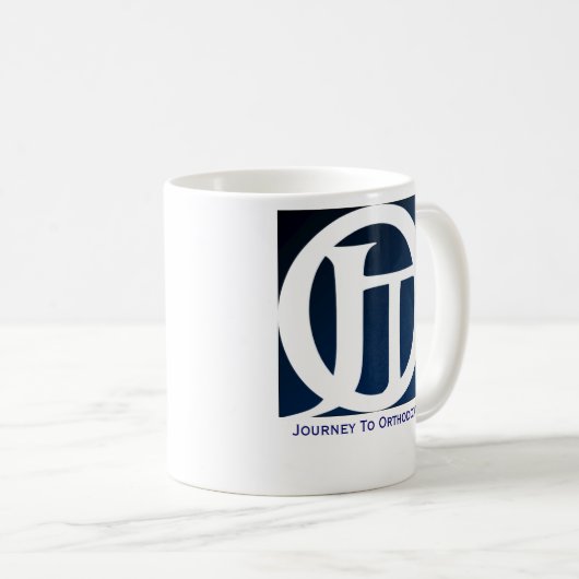 Reise nach Orthodoxie-Tasse Kaffeetasse (VorderseiteRechts)