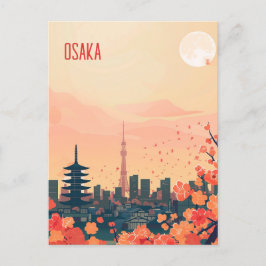 Reise nach Osaka Postkarte