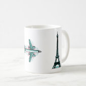 Reise nach Paris Kaffeetasse (VorderseiteRechts)