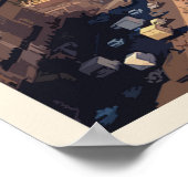 Reise nach Paris Poster (Ecke)