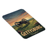 Reise nach Pennsylvania Gettysburg Magnet (Rechte Seite)