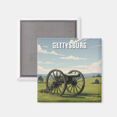 Reise nach Pennsylvania Gettysburg Magnet (Vorderseite/Rückseite)