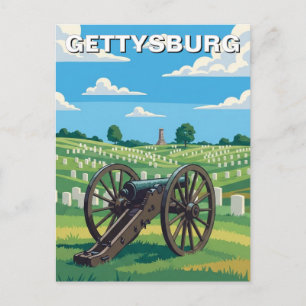 Reise nach Pennsylvania Gettysburg Postkarte