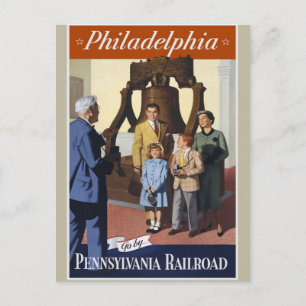 Reise nach Philadelphia Postkarte