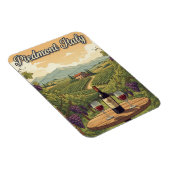Reise nach Piemont Italien Magnet (Rechte Seite)