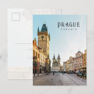 Reise nach Prag, Tschechien, Altstädter Ring Postkarte