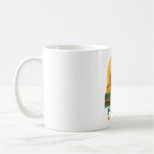 Reise nach Prag Tschechien Retro Kaffeetasse (Links)