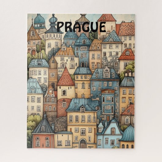 Reise nach Prag Tschechische Republik Puzzle (Vertikal)