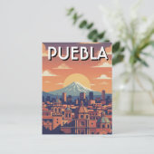 Reise nach Puebla, Mexiko Postkarte (Stehend Vorderseite)
