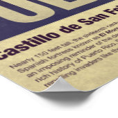 Reise nach Puerto Rico: El Morro Poster (Ecke)