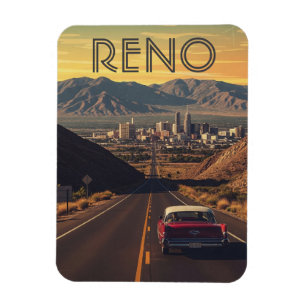 Reise nach Reno Nevada Magnet
