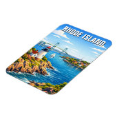 Reise nach Rhode Island Magnet (Linke Seite)