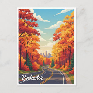 Reise nach Rochester New York Postkarte
