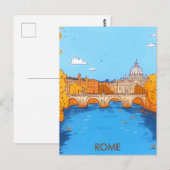 Reise nach Rom Italien Postkarte (Vorne/Hinten)