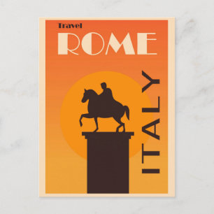 Reise nach Rom Italien Vintage Postkarte