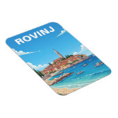 Reise nach Rovinj Kroatien Magnet (Rechte Seite)
