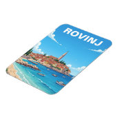 Reise nach Rovinj Kroatien Magnet (Linke Seite)