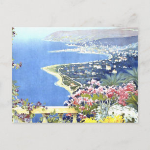 Reise nach San Remo Italien Europa Vintage Postkarte