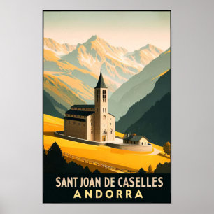 Reise nach Sant Joan de Caselles Kirche in den 196 Poster