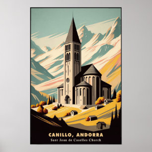 Reise nach Sant Joan de Caselles Kirche in den 196 Poster