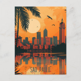 Reise nach Sao Paulo Postkarte