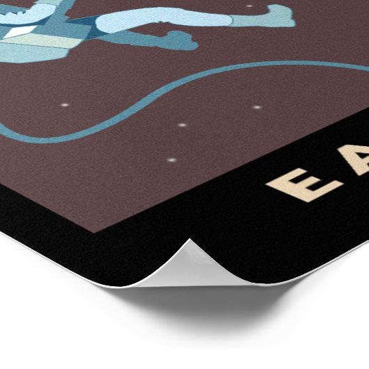 Reise nach Saturn Poster (Ecke)