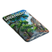 Reise nach Savannah Georgia Magnet (Rechte Seite)