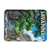 Reise nach Savannah Georgia Magnet (Horizontal)
