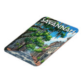 Reise nach Savannah Georgia Magnet (Linke Seite)