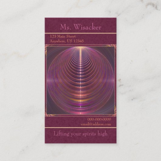 Reise nach SoulMandala Visitenkarte (Vorderseite)