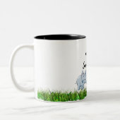 Reise nach Sri Lanka Zweifarbige Tasse (Links)