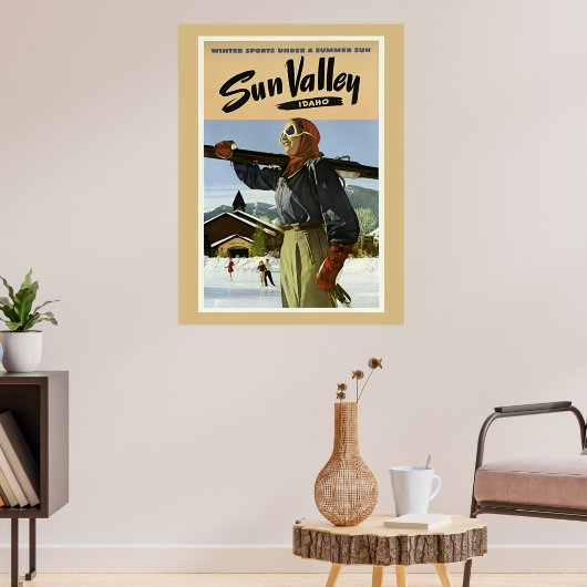 Reise nach Sun Valley, Idaho Poster (Wohnzimmer 3)