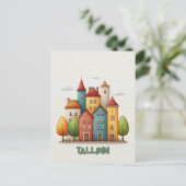 Reise nach Tallinn Postkarte (Stehend Vorderseite)