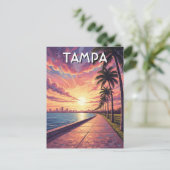 Reise nach Tampa Florida Postkarte (Stehend Vorderseite)