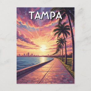 Reise nach Tampa Florida Postkarte